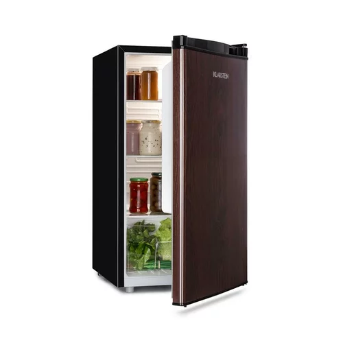 Klarstein Feldberg, hladilnik, E, 90 l, MirageCool Concept, lesena izvedba, črna
