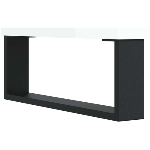vidaXL Komoda sjajna bijela 34 5 x 34 x 90 cm od konstruiranog drva Cijene