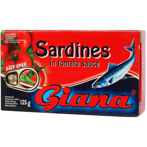 Giana sardine u paradajz sosu 125g Cene