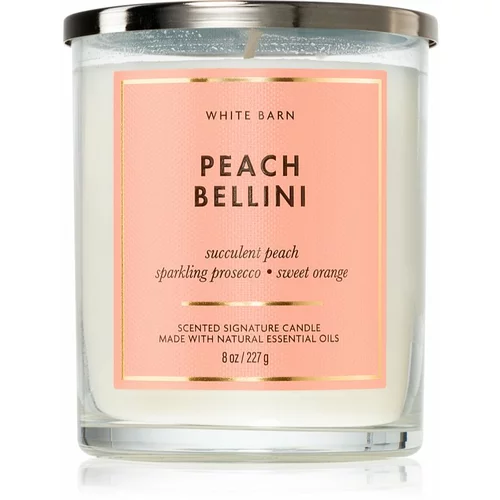 Bath & Body Works Peach Bellini mirisna svijeća 227 g