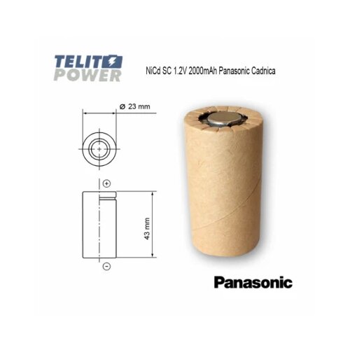 Panasonic NiCd SC 1.2V 2000mAh - Cadnica Cene