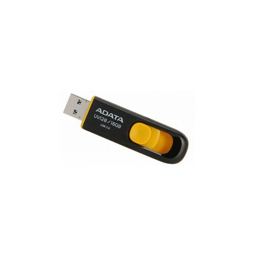 Adata USB Fleš 16GB USB 3.0 Crno Zuti, AUV128-16G-RBY Slike