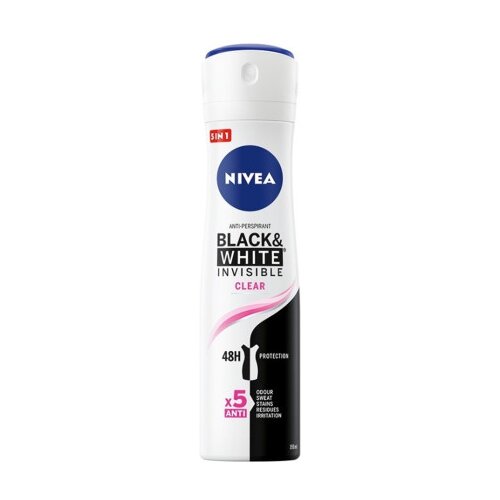 Nivea Dezodorans ženski Black&White Invisible 150ml Cijene