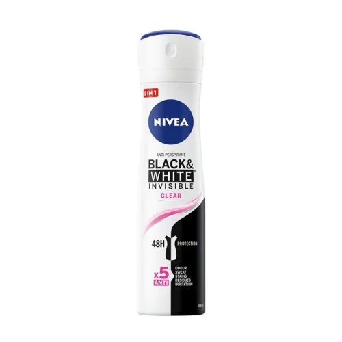 Nivea Dezodorans ženski Black&White Invisible 150ml