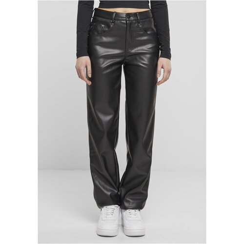 Urban Classics Women&amp;#039;s faux leather pants black Slike