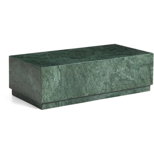 Kave Home Zelena marmorna klubska mizica 50x100 cm Sorein &amp;ndash; Slike