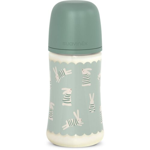 Suavinex Wonderland SX Pro Physiological Anti-Colic bočica za bebe M Medium Flow 3 m+ Bunny 270 ml Slike