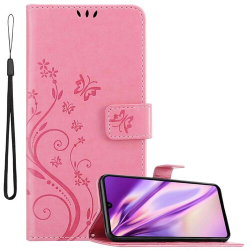 Cadorabo Huawei P30 LITE v klasična zlata - ovitek v cvetličnem dizajnu z magnetnim zapiranjem, stoječo funkcijo in režami za kartice, (20562304) Cene