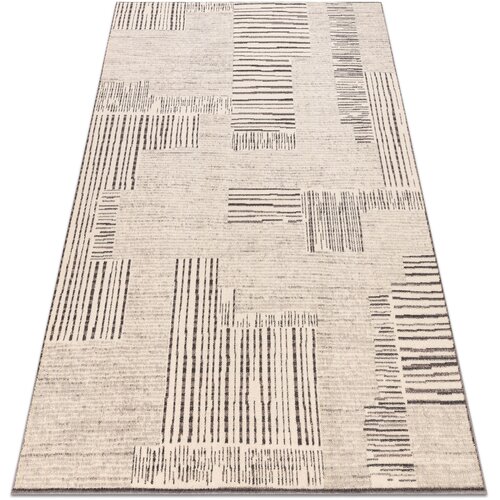 RugsX Preproge Preproga Wool ANGEL 1222 / 52023 Linije 80x150 cm Bež Cene
