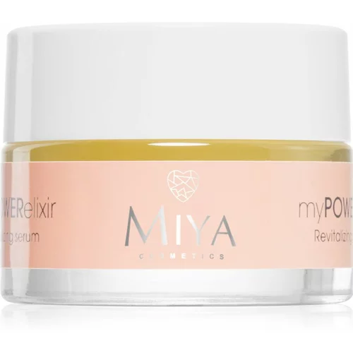 MIYA Cosmetics myPOWERelixir revitalizacijski serum 15 ml