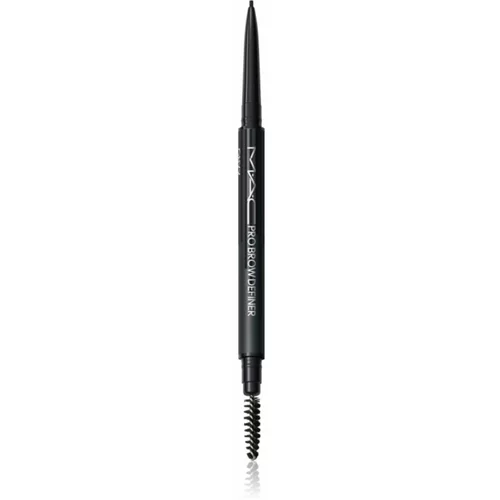 MAC Cosmetics Pro Brow Definer vodoodporen svinčnik za obrvi odtenek Onyx 0,3 g