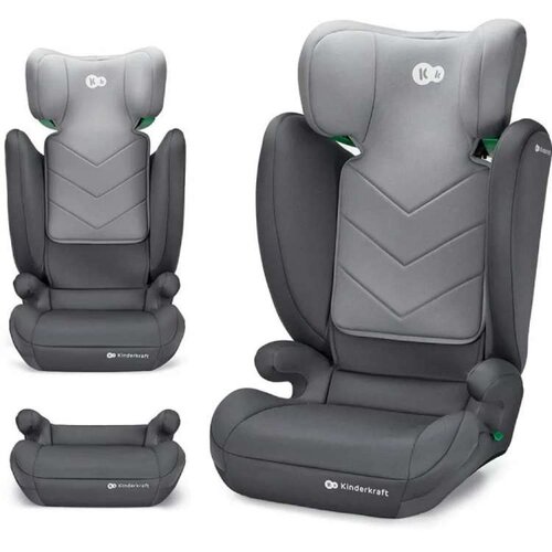 Kinderkraft dječja autosjedalica i-spark™ i-size 2/3 (100-150 cm) grey Cene
