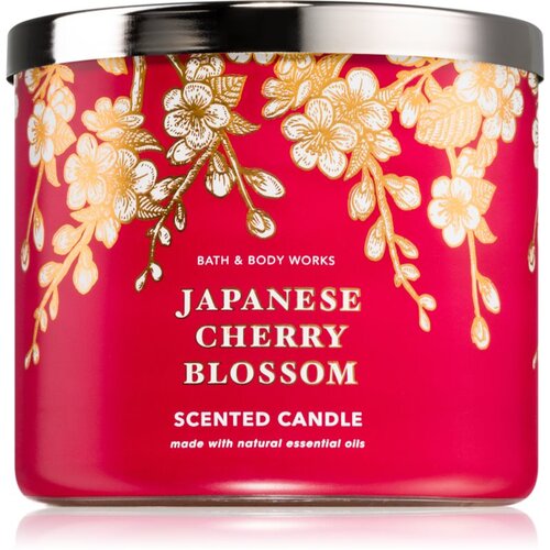 Bath & Body Works Japanese Cherry Blossom dišeča sveča III. 411 g Cene