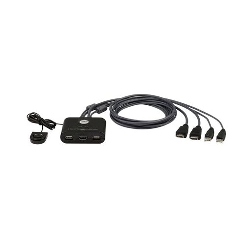 Aten 2-Port USB FHD HDMI Cable KVM Switch Slike