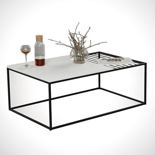 Woody Fashion Zinus - White White Coffee Table Cene