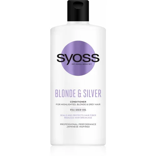 Syoss Blonde & Silver regenerator za plavu i sijedu kosu 440 ml