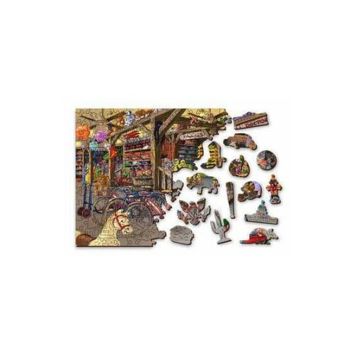 WOODEN CITY drvene puzzle - prodacnica igračaka M ( 502238 ) Cene