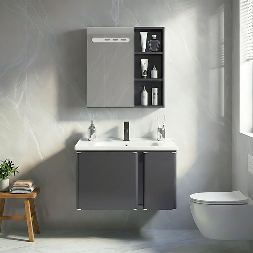 Rea Komplet kopalni&scaron;kega pohi&scaron;tva z umivalnikom Tula 60cm Grey Cene