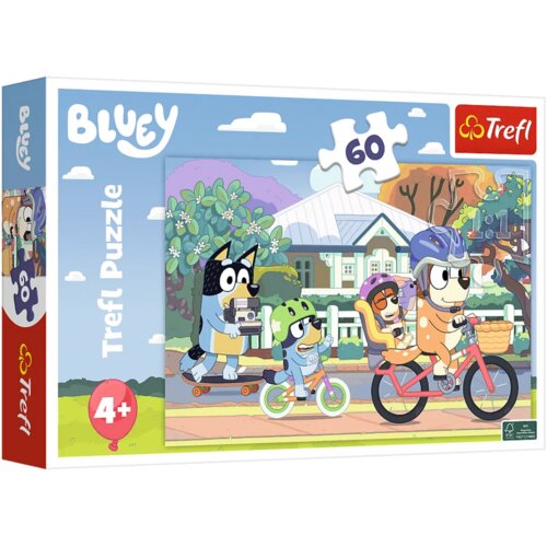  Puzzle 60 kosov. Veseli Bluey Trefl 17384 Cene