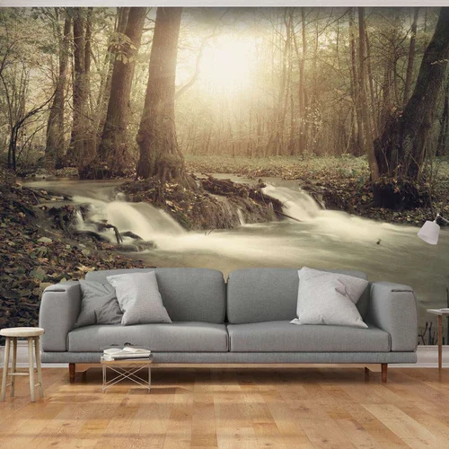  Samoljepljiva foto tapeta - Forest Cascade 98x70