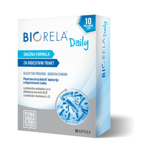 Biorela probiotik daily 10 kapsula Slike