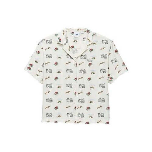 Vans Majice s kratkimi rokavi T-shirt Anaheim Sidewall Buttondown Bela Cene