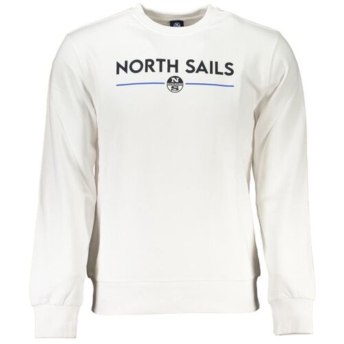 North Sails Mu&amp;scaron;ka bijela majica bez patentnog zatvarača Slike