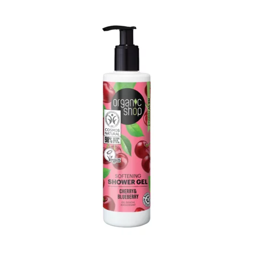 Organic Shop softening shower gel cherry & blueberry