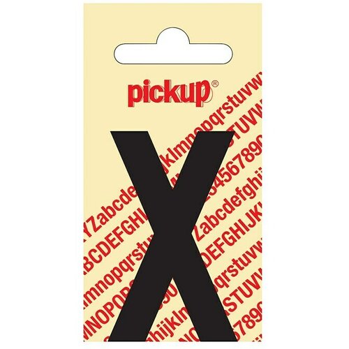 Pickup Naljepnica (Motiv: X, Crne boje, Visina: 60 mm) Slike