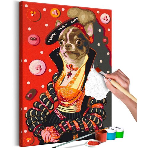  Slika za samostalno slikanje - Red Robe 40x60 Slike