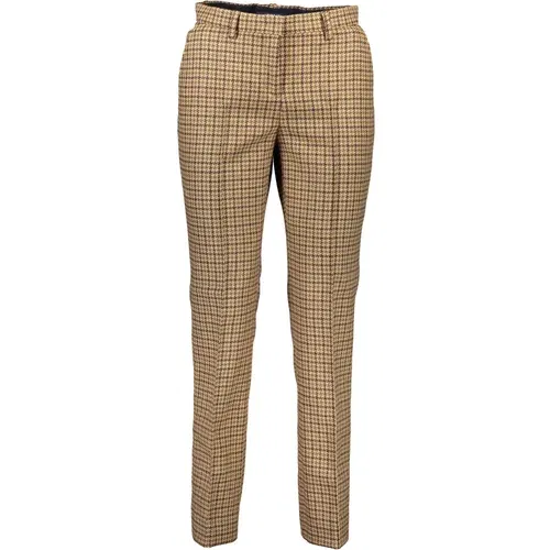 Gant WOMEN'S BROWN TROUSERS