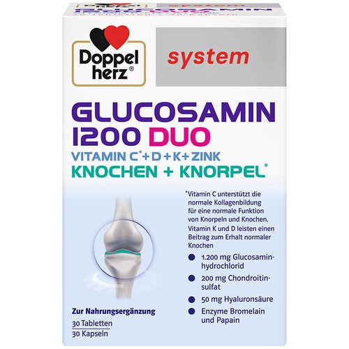 Doppelherz System Glukozamin 1200 Duo 60 kapsula/tableta Cene