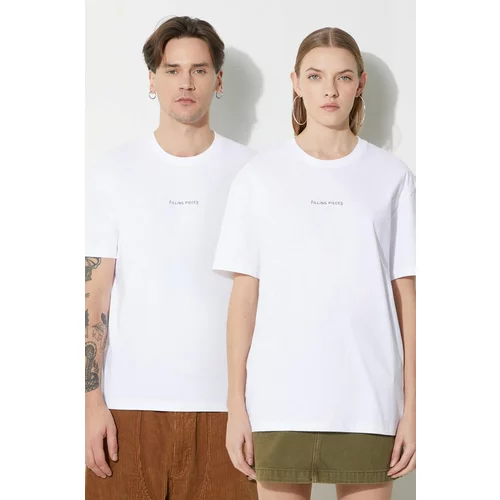Filling Pieces Pamučna majica za muškarce, boja: bijela, s tiskom