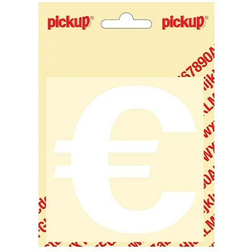  nalepka pickup (motiv: evro znak, 100 mm)