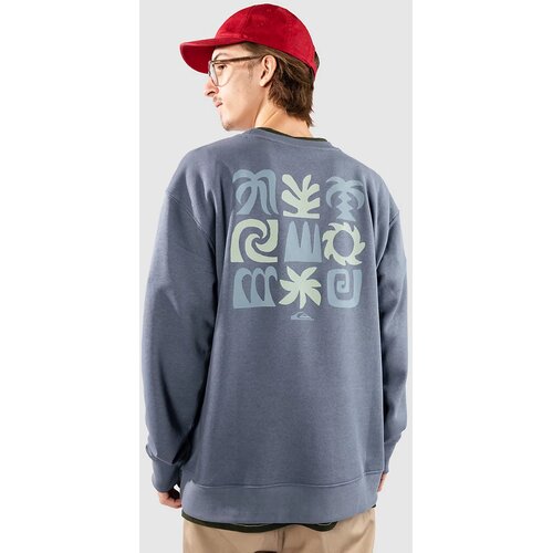 Quiksilver Salt Water Graphic Crew Pulover china blue Cene
