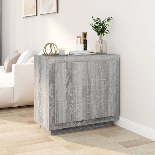 VidaXL komoda boja hrasta sonome 80x40x75 cm od konstruiranog drva Slike