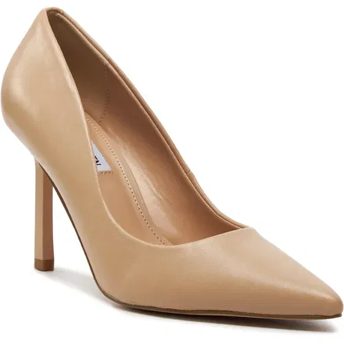 Steve Madden Čevlji z visoko peto Classie Pump SM11002907-03001-217 Tan Leather