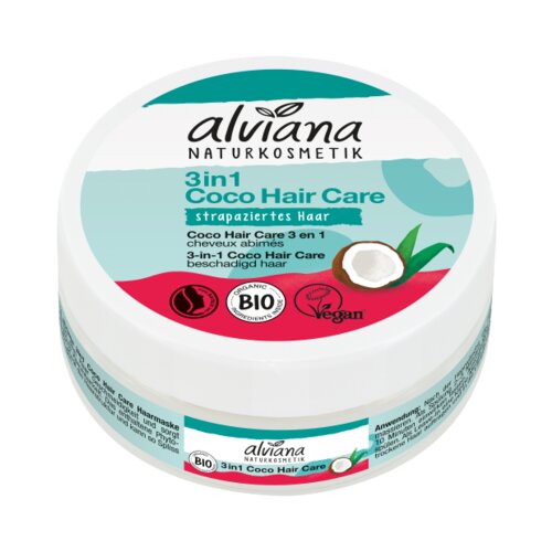 Alviana naravna kozmetika 3in1 Coco Hair Care z bio kokosovim oljem Slike