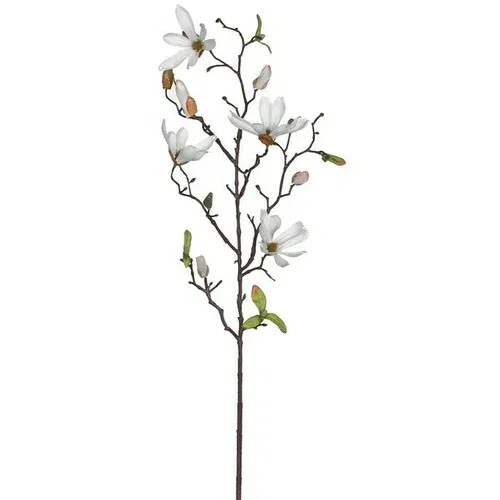  Umjetni cvijet Magnolija (Visina: 75 cm, Blanca, Plastika)