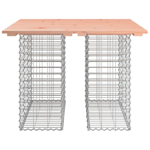  Vrtni stol, gabion dizajn, 100x102x72 cm, masivno drvo, douglas Slike