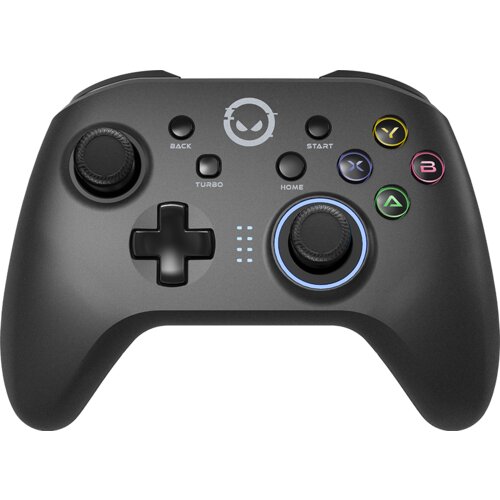 Lorgar TRIX-510, Gaming controller, Black, BT5.0 Controller with built-in 600mah battery, 1M Type-C charging cable ,6 axis motion sensor support nintendo switch ,android,PC, IOS13, PS3, normal size dongle,black Cijene
