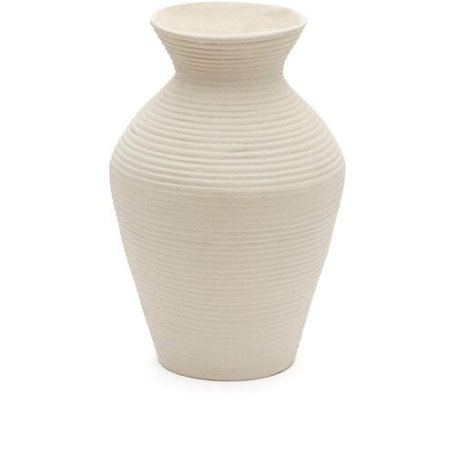 Kave Home Krem visoka vaza od papier-m&acirc;ch&eacute; (visina 51 cm) Pria &ndash; Cijene