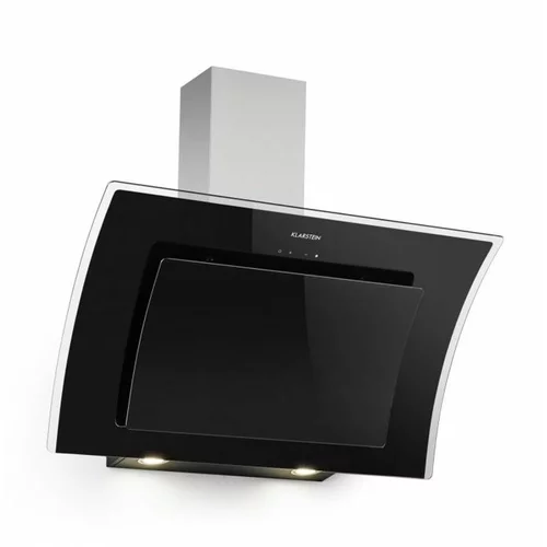 Klarstein Sabia 90, Kuhinjska napa, 90 cm, 600 m³/u, LED, 3 stopnje zmogljivosti, črna barva