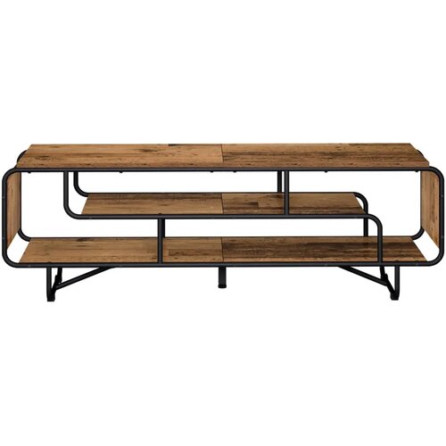  TV stalak 140 x 36 x 45 cm Staro drvo Konstruirano drvo - Staro drvo 140 x 36 x 45 cm Slike
