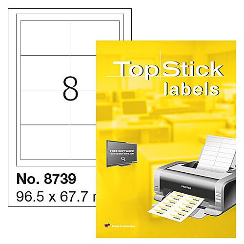 Herma ETIKETE 96,5 x 67,7 mm 8739 UNIVERZALNE TOPSTICK 100/1, (20388361) Cene
