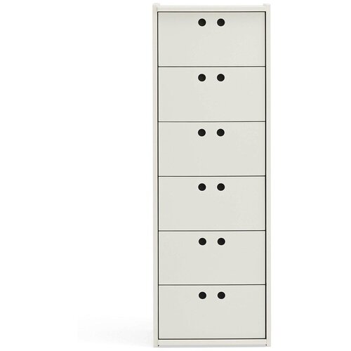 Teulat Kremno bela omarica 40x118x40 cm Wally &amp;ndash; Slike