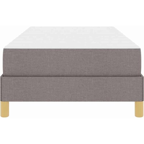  Krevet s opruga kutije Taupe Brown 90 x 190 cm Slike