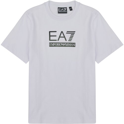 Ea7 Emporio Armani Majice s kratkimi rokavi 7B000168 Bela Slike