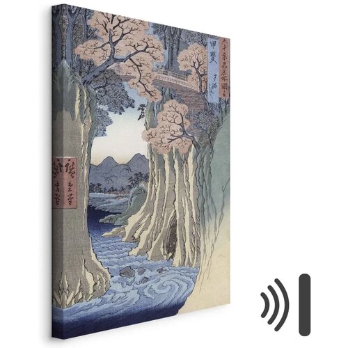  Slika - Utagawa Hiroshige – The monkey bridge in the Kai province 20x30 Akustična Cene