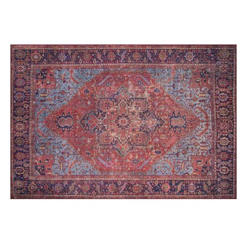 Conceptum Hypnose tepih 150x230 plavas chenille - cigla crve Slike